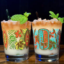 Load image into Gallery viewer, Jeff Granito&#39;s &#39;Hidden Haven&#39; Mai Tai Cocktail Glass (1) - Ready to Ship!
