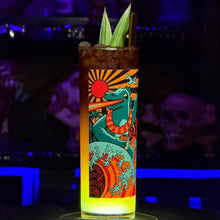 Load image into Gallery viewer, Jeff Granito's 'Rumzilla' Zombie Cocktail Glass - Rolling Pre-Order / Ready to Ship!
