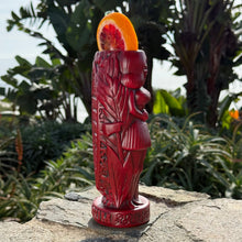 Load image into Gallery viewer, Jeff Granito&#39;s RedRum- Ceramic Tiki Mug - Dark Red - Limited Edition / Limited Time Pre-Order
