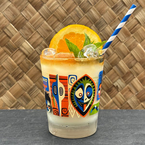 Jeff Granito's 'Strange and Unusual' Mai Tai Cocktail Glass - Rolling Pre-Order / Ready to Ship!