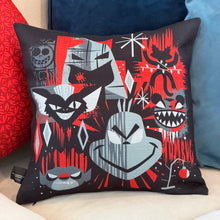 Load image into Gallery viewer, Jeff Granito&#39;s &#39;Dark Christmas&#39; Pillow Cover - Ready to Ship! (FREE SHIPPING in U.S.)
