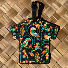 Load image into Gallery viewer, Jeff Granito's 'Birds Singing Words' Aloha Luggage Tag - Rolling Pre-Order / Ready to Ship!
