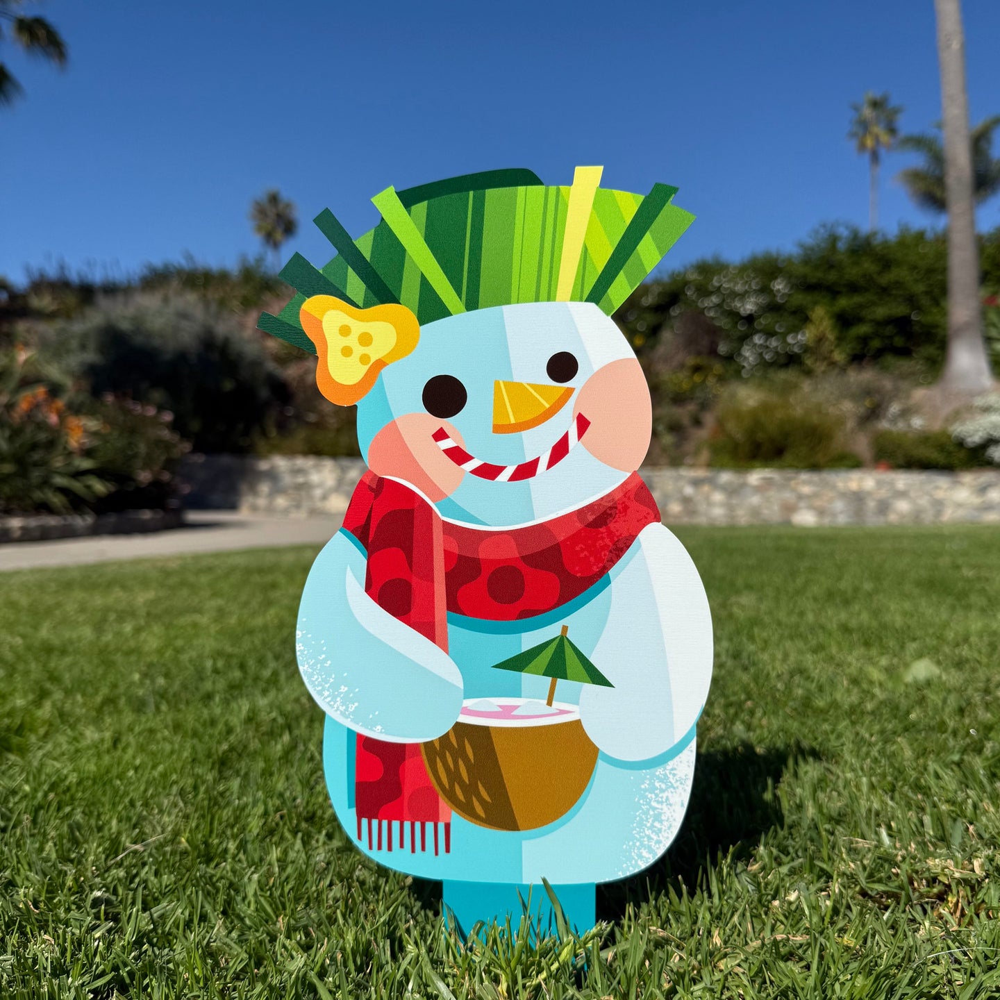 Jeff Granito's 'S'Noel' Metal Yard Stake - Pre-Order