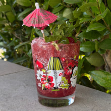 Load image into Gallery viewer, &#39;A Christmas Glass&#39; 1/2 Wrap Mai Tai Cocktail Glass
