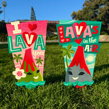 Load image into Gallery viewer, Jeff Granito's ‘I Lava You Valentine’ Metal Yard Stake Set of TWO (2) - Pre-Order
