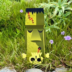 Jeff Granito's 'Franken-Moai' Metal Yard Stake - Limited Time Pre-Order