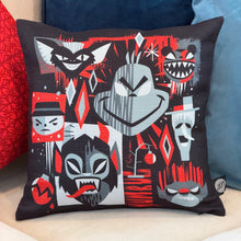 Load image into Gallery viewer, Jeff Granito&#39;s &#39;Dark Christmas&#39; Pillow Cover - Ready to Ship! (FREE SHIPPING in U.S.)
