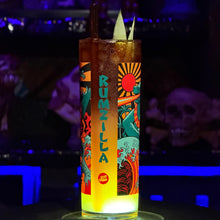 Load image into Gallery viewer, Jeff Granito's 'Rumzilla' Zombie Cocktail Glass - Rolling Pre-Order / Ready to Ship!
