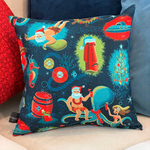 Load image into Gallery viewer, Jeff Granito&#39;s &#39;Seas &amp; Greetings&#39; Pillow Cover - Ready to Ship! (FREE SHIPPING in U.S.)
