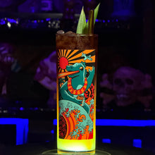 Load image into Gallery viewer, Jeff Granito's 'Rumzilla' Zombie Cocktail Glass - Rolling Pre-Order / Ready to Ship!

