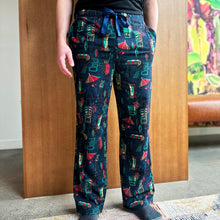 Load image into Gallery viewer, Jeff Granito&#39;s &#39;Atomic Cocktail&#39; Unisex Pajama Pants - Ready to Ship!
