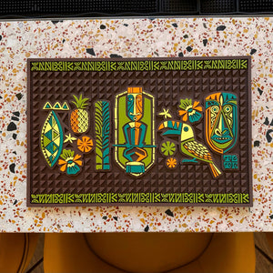 'Gateway to Tiki' Bar Mat (U.S. Shipping Included) - Pre-Order