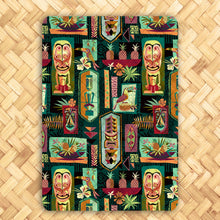 Load image into Gallery viewer, Jeff Granito's 'Gateway to Tiki' Velvet Throw Blanket - Pre-Order (FREE SHIPPING in U.S.)
