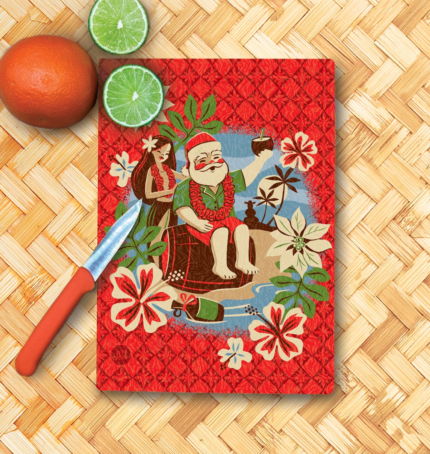 Jeff Granito's 'Christmas Vacation' Glass Cutting Board - Rolling Pre-Order / Ready to Ship!