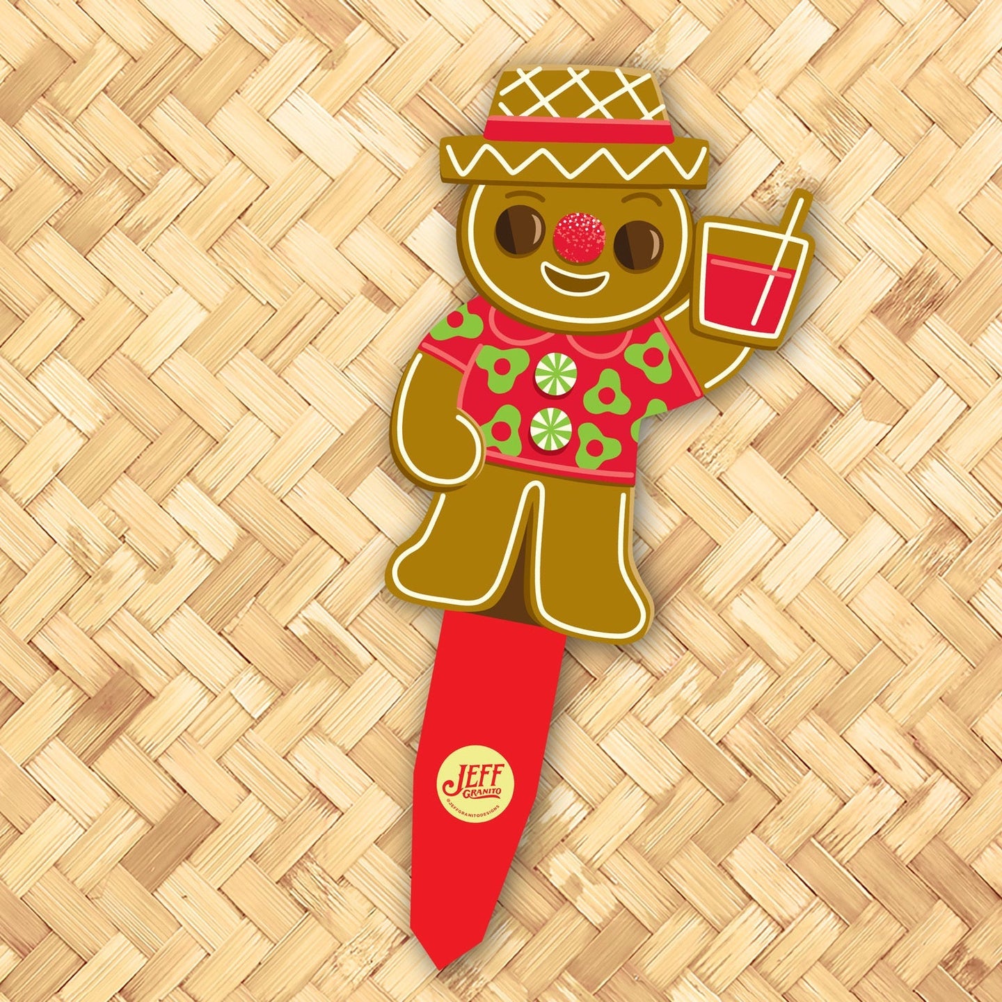 Jeff Granito's 'Ginger-Dude' Metal Yard Stake - Pre-Order