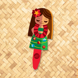 Jeff Granito's 'Hula Yule' Metal Yard Stake - Pre-Order