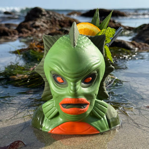 Jeff Granito's Creature Feature (Aqua Lagoon + Green Swamp) - Ceramic Tiki Mugs + Signed Art Print - Limited Edition / Limited Time Pre-Order (FREE Shipping in U.S.)