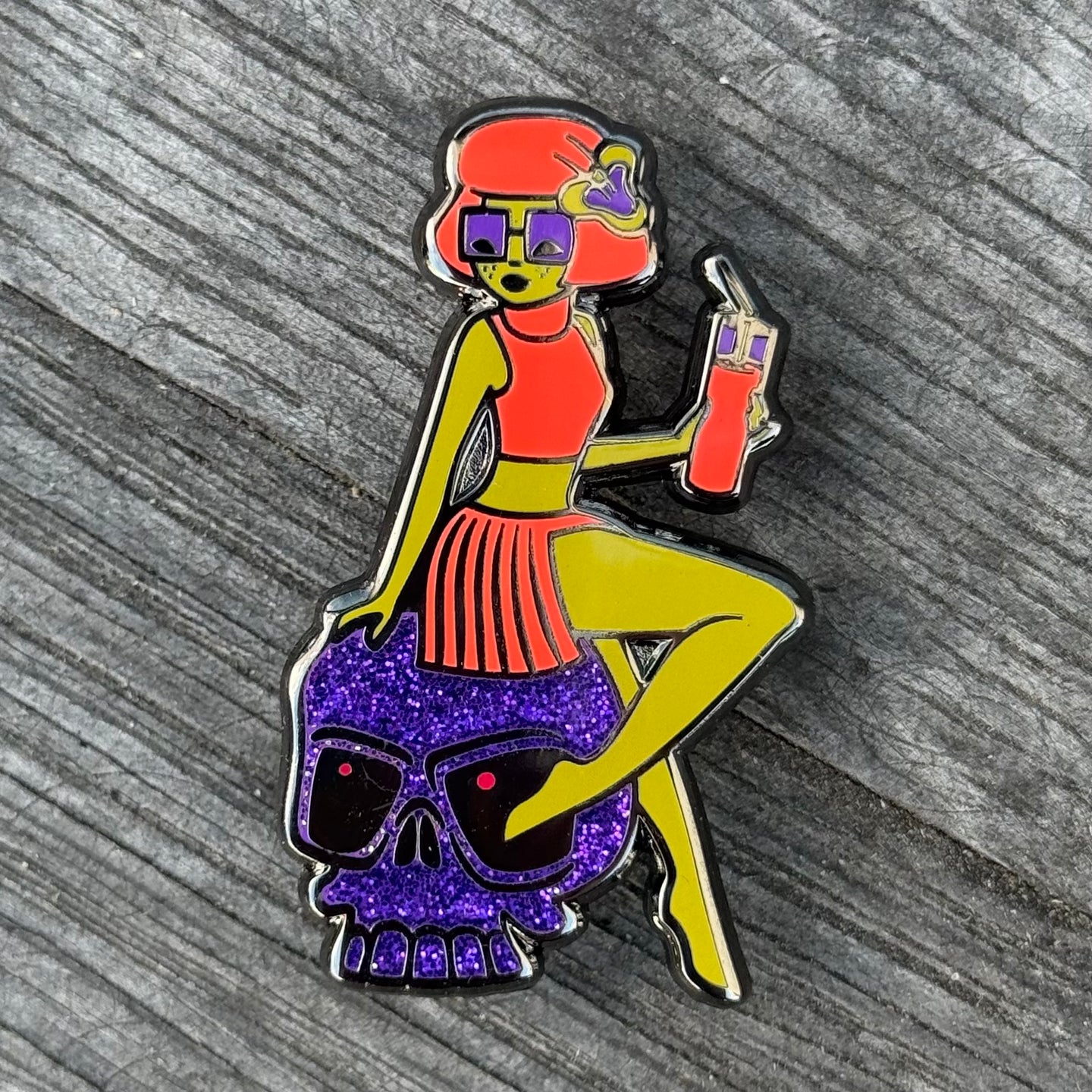 'Zombie Hunter' Enamel Pin