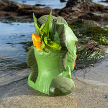 Load image into Gallery viewer, Jeff Granito&#39;s Creature Feature (Aqua Lagoon + Green Swamp) - Ceramic Tiki Mugs + Signed Art Print - Limited Edition / Limited Time Pre-Order (FREE Shipping in U.S.)
