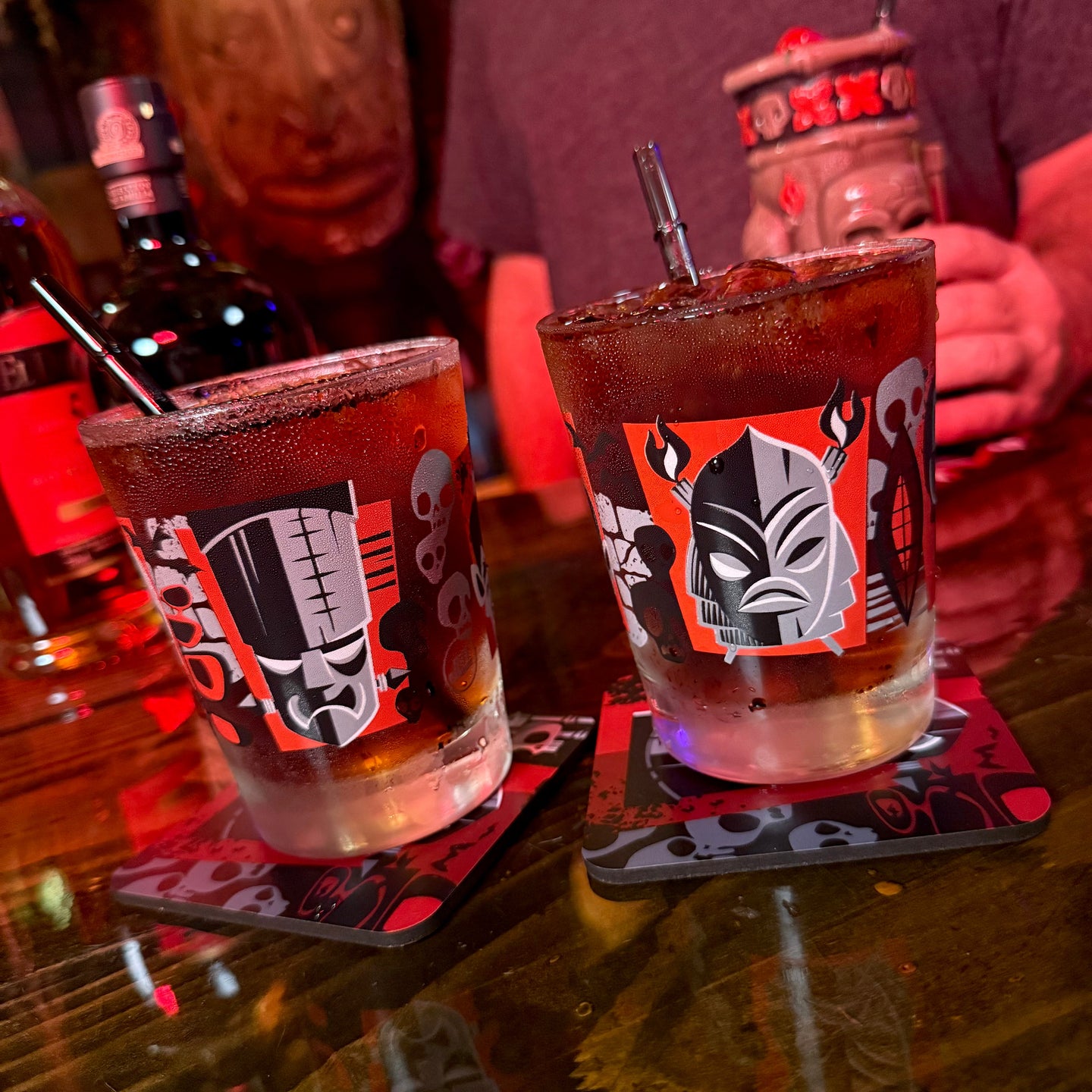 Jeff Granito's 'Monster Mashup' Mai Tai Cocktail Glass (1) - Pre Order