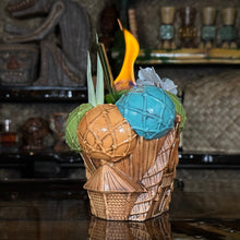 Load image into Gallery viewer, Jeff Granito&#39;s Escape to Adventure Tiki Mug, sculpted by Thor - Ready to Ship!
