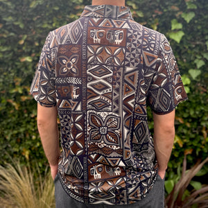 Jeff Granito's 'Distant Drums Haleakalā' Men's Performance Golf Polo - Ready to Ship! - Shipping Included!