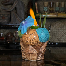 Load image into Gallery viewer, Jeff Granito&#39;s Escape to Adventure Tiki Mug, sculpted by Thor - Ready to Ship!
