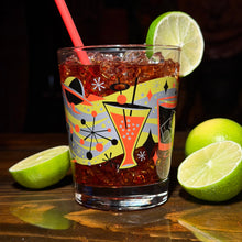 Load image into Gallery viewer, Jeff Granito&#39;s &#39;Cosmic Cocktails&#39; Mai Tai Cocktail Glass (1) - Ready to Ship!
