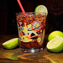 Load image into Gallery viewer, Jeff Granito&#39;s &#39;Cosmic Cocktails&#39; Mai Tai Cocktail Glass (1) - Ready to Ship!
