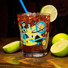 Load image into Gallery viewer, Jeff Granito&#39;s &#39;Cosmic Cocktails&#39; Mai Tai Cocktail Glass (1) - Ready to Ship!
