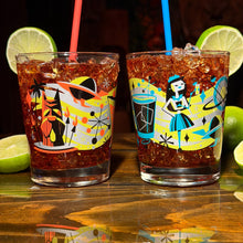 Load image into Gallery viewer, Jeff Granito&#39;s &#39;Cosmic Cocktails&#39; Mai Tai Cocktail Glass (1) - Ready to Ship!
