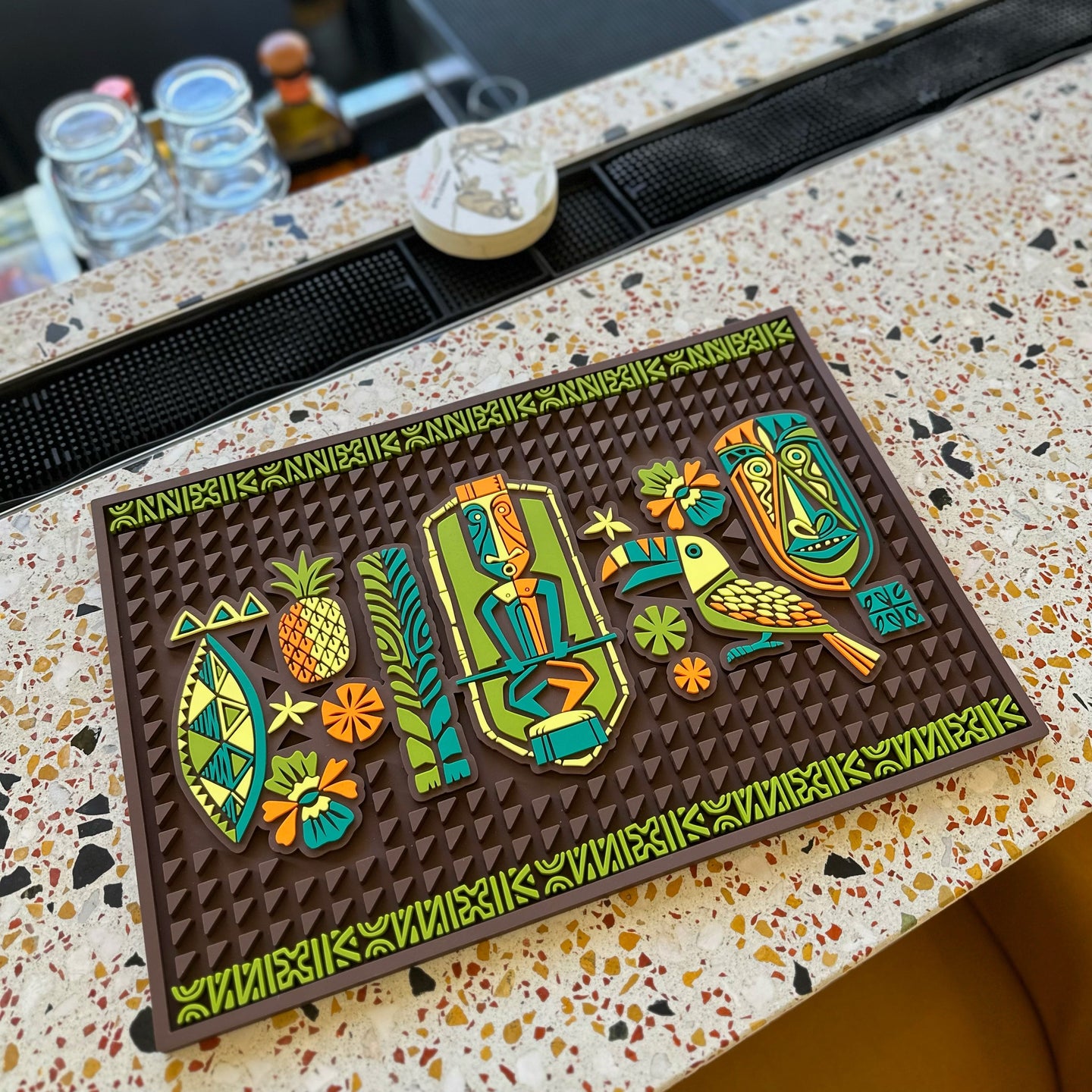 'Gateway to Tiki' Bar Mat (U.S. Shipping Included) - Pre-Order