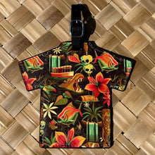 Load image into Gallery viewer, Jeff Granito's 'Piranha River Cruise' Aloha Luggage Tag - Rolling Pre-Order / Ready to Ship!

