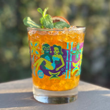 Load image into Gallery viewer, Jeff Granito's 'Creature Feature' 2nd Edition Mai Tai Cocktail Glass - Rolling Pre-Order / Ready to Ship!
