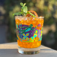 Load image into Gallery viewer, Jeff Granito's 'Creature Feature' 2nd Edition Mai Tai Cocktail Glass - Rolling Pre-Order / Ready to Ship!
