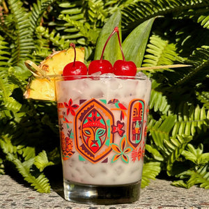Polynesian Paradise Mai Tai Cocktail Glass