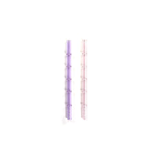 Load image into Gallery viewer, &#39;Orchid&#39; Glass Bamboo Straw Set of Two (2) - Ready to Ship!
