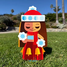 Load image into Gallery viewer, Jeff Granito&#39;s &#39;Hula Holidays&#39; Metal Yard Stakes Set of Three (3) - Pre-Order
