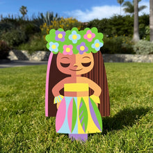 Load image into Gallery viewer, Jeff Granito's 'Hula Spring' Metal Yard Stake Set of THREE (3) - Pre-Order!
