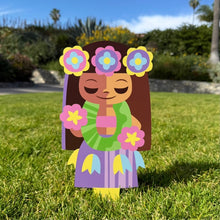 Load image into Gallery viewer, Jeff Granito's 'Hula Spring' Metal Yard Stake Set of THREE (3) - Pre-Order!
