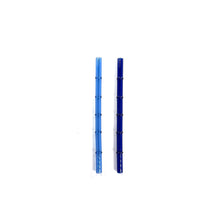 Load image into Gallery viewer, &#39;Ocean&#39; Glass Bamboo Straw Set of Two (2) - Ready to Ship!
