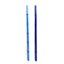 Load image into Gallery viewer, &#39;Ocean&#39; Glass Bamboo Straw Set of Two (2) - Ready to Ship!
