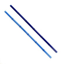 Load image into Gallery viewer, &#39;Ocean&#39; Glass Bamboo Straw Set of Two (2) - Ready to Ship!
