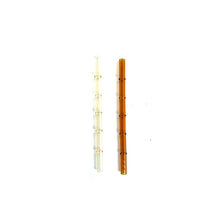 Load image into Gallery viewer, &#39;Sunrise&#39; Glass Bamboo Straw Set of Two (2) - Ready to Ship!
