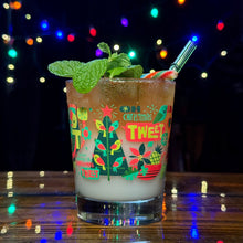 Load image into Gallery viewer, Jeff Granito&#39;s &#39;Jingle Birds&#39; Mai Tai Cocktail Glass (1) - Ready to Ship!

