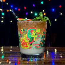 Load image into Gallery viewer, Jeff Granito&#39;s &#39;Jingle Birds&#39; Mai Tai Cocktail Glass (1) - Ready to Ship!
