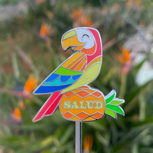 Load image into Gallery viewer, Salud and Prost Metal Enamel Swizzle Stick - Ready to Ship!
