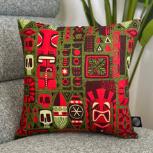 Load image into Gallery viewer, Jeff Granito's 'Island Christmas' Pillow Cover - Ready to Ship! (FREE SHIPPING in U.S.)
