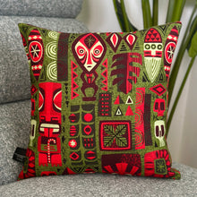 Load image into Gallery viewer, Jeff Granito's 'Island Christmas' Pillow Cover - Ready to Ship! (FREE SHIPPING in U.S.)
