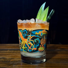 Load image into Gallery viewer, Jeff Granito&#39;s &#39;20,000 Fears Under The Sea&#39; Mai Tai Cocktail Glass (1) - Ready to Ship!
